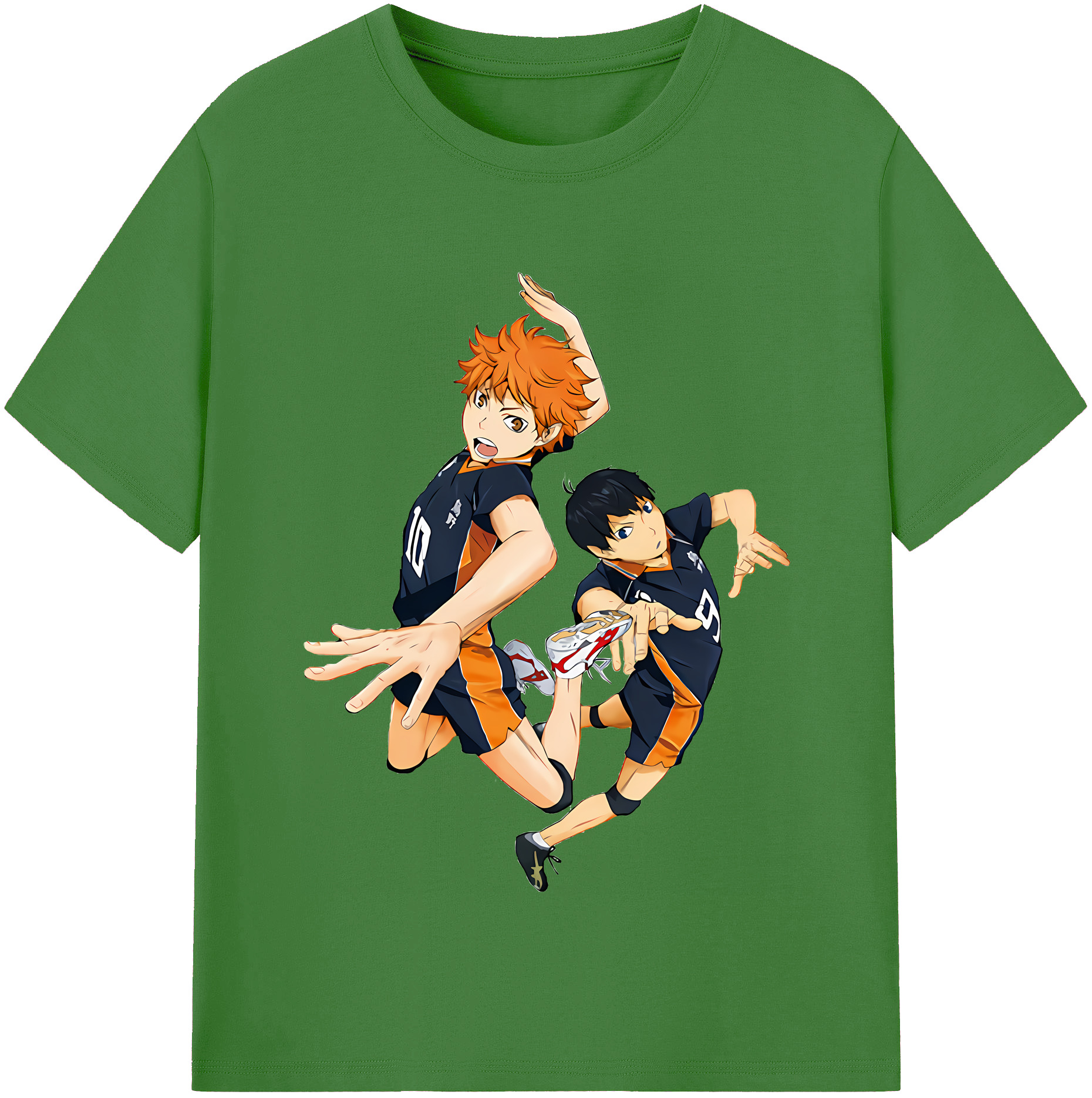 （画像用） ハイキュー!! Haikyu!! レディースカジュアルプリントTシャツ（綿100％）